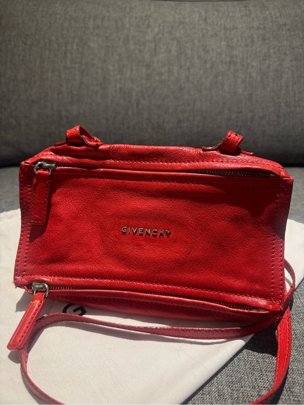 GIVENCHY Small Red Pandora Bag